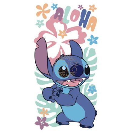 Disney Lilo és Stitch, A csillagkutya Hawaiian Harmony fürdőlepedő, strand törölköző 70x140cm (Fast Dry)