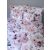 Dupla paplanos pamut vászon ágynemű szett ,fehér  alapon gyönyörű virágok