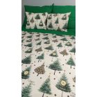  „Téli Erdő” pamutvászon ágyneműhuzat – duplapaplanos szett 