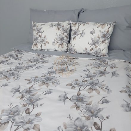 Ezüst Eukaliptusz – pamutvászon ágyneműhuzat szett (duplapaplanos)