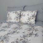 Ezüst Eukaliptusz – pamutvászon ágyneműhuzat szett (duplapaplanos)