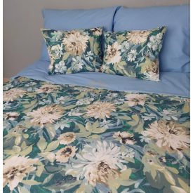   Festett Virágmező pamutvászon ágyneműhuzat – duplapaplanos szett