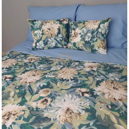 Festett Virágmező pamutvászon ágyneműhuzat – duplapaplanos szett
