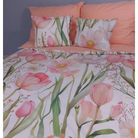   Tavaszi Álomszirmok – kétoldalas 3D pamutvászon ágyneműhuzat (dupla paplanos szett)