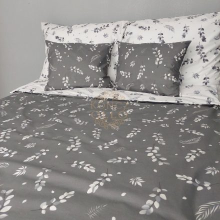 Ezüst Ágak – 100% pamut vászon ágyneműhuzat (duplapaplanos szett)