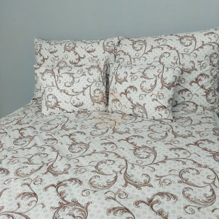 Barna Inda – 100% pamutvászon ágyneműhuzat (duplapaplanos szett)