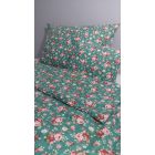 Flanel ágyneműhuzat – Pasztell Vintage Rózsa (normál szett)
