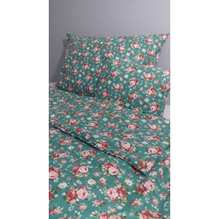 Flanel ágyneműhuzat – Pasztell Vintage Rózsa (normál szett)