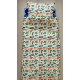   Dínós ovis ágynemű huzat szett – cipzáras, 100% pamut (90×140 cm + 40×50 cm)