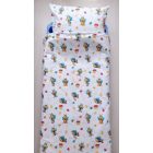 Méhecskés ovis ágynemű huzat, 100% pamut – cipzáras, 100% pamut (90×140 cm + 40×50 cm)