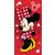 Disney Minnie Pretty in Red fürdőlepedő, strand törölköző  70x140cm