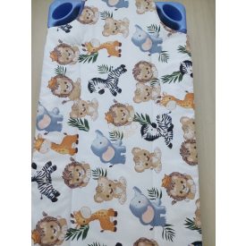  Safari állatos  ovis derékalj – bélelt, 100% pamut