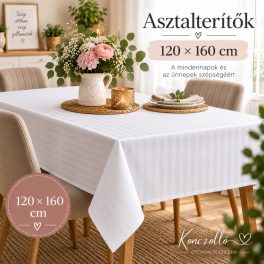 120x160 cm-s asztalterítők