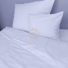 Hófehér damaszt ágyneműhuzat – 100% pamut, hotel minőség