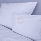 Hófehér damaszt ágyneműhuzat – 100% pamut, hotel minőség