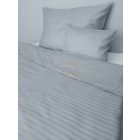 Szürke damaszt ágyneműhuzat – 100% pamut, hotel minőség