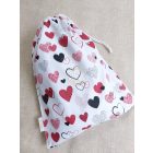 Frissen tartó kenyeres/pésütis zsák,szivecskés