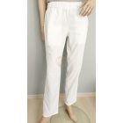 Fehér pamutvászon nadrág