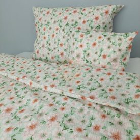 Hamvas Virágkert – 100% pamut krepp ágyneműhuzat 