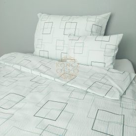   Modern Minimal halványzöld – 100% pamut krepp ágyneműhuzat 