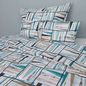   Geometrikus mintás ágyneműhuzat szett – 70% pamut, 30% poliészter