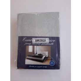   100 % pamut jersey gumis sz lepedő,190 g/négyzetméter ,világos szürke 220×200 cm