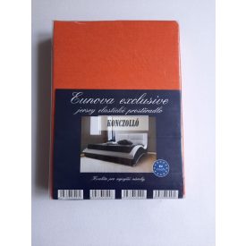   100 % pamut jersey gumis szélű  lepedő,190 g/négyzetméter ,terra 90×200 cm