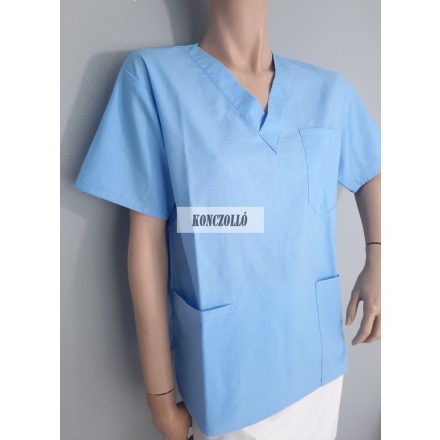 Nővér ruha,munkaruha,óvonő-orvosi tunika  ,világos kék