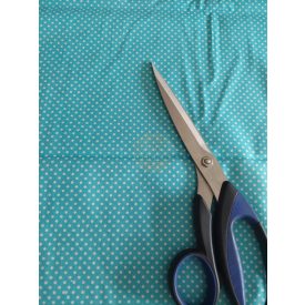   Pamut vászon csomag ,világoskék apró pöttyös 140×210 cm