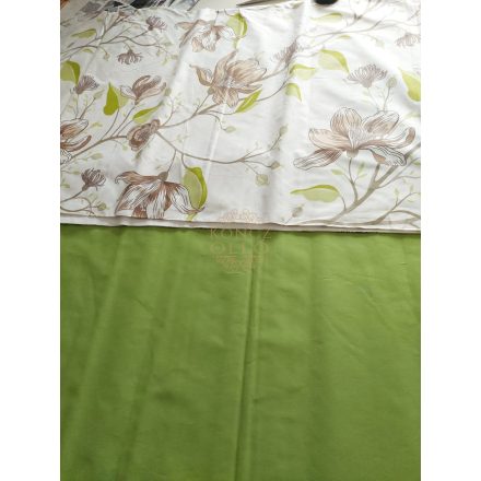 Pamut vászon csomag ,zöld  240×150 cm,virágos 240×200
