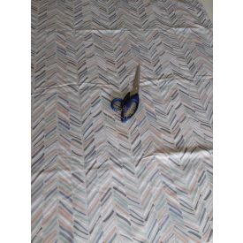 Pamut vászon csomag kék geometriai 220×180 cm