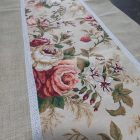 Vintage Rózsakert – Lonetta asztali futó,40 × 135 cm