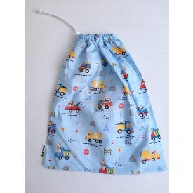 Tornazsák  kék alapon munkagépek