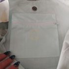 Pamutvászon bevásárló táska hálós zsák szettel ,leveles