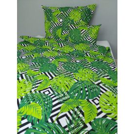   Trópusi Levél pamutvászon ágyneműhuzat – normál szett