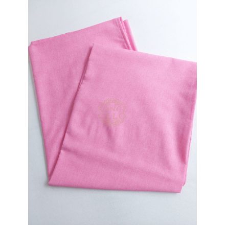 Pamutvászon lepedő 140×220 cm-s,rózsaszín,szövetes mintázatú